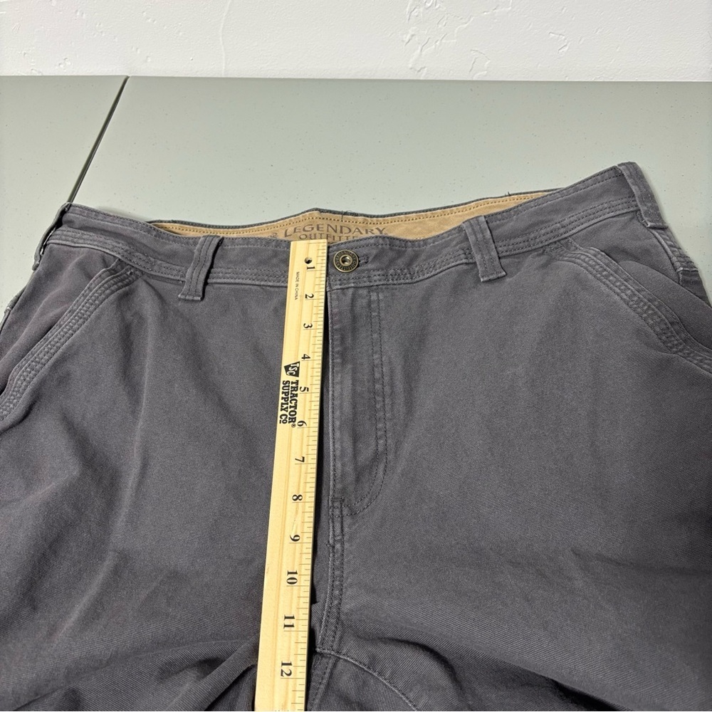 Legendary Outfitters 38/29 Men's Pants Cotton Canvas Outdoor Hiking Neutral Gray - Picture 9 of 10